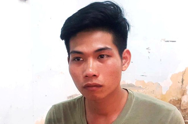 
Sơn tại cơ quan điều tra. Ảnh: Hải Hiếu.
