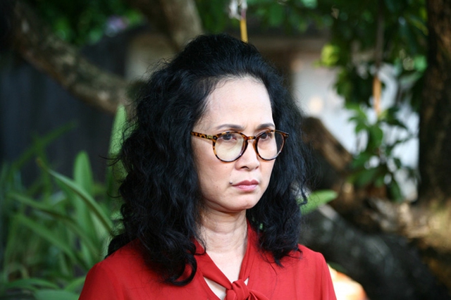 
NSND Lan Hương trong phim Sống chung với mẹ chồng.
