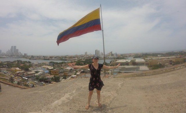 
Hayley đi du lịch tại Colombia.
