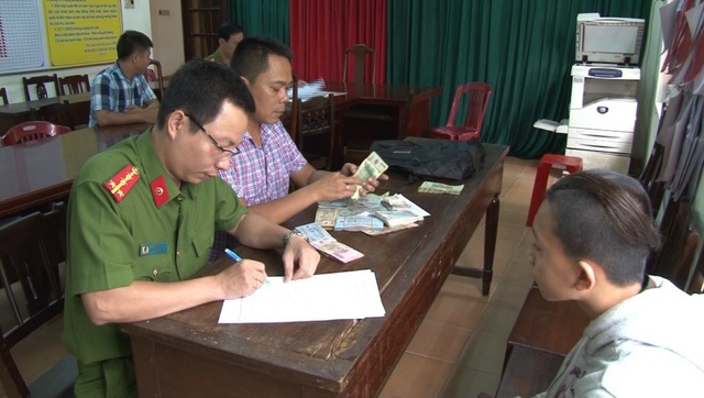 Công an đang lấy lời khai với nghi phạm Nguyễn Viết Trung