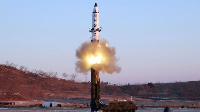 
Một vụ thử tên lửa của Triều Tiên. (Ảnh: KCNA)
