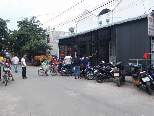 Khu vực nh&agrave; trọ nơi ph&aacute;t hiện anh Khoa tử vong