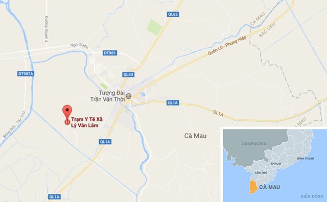Khu vực gần hiện trường. Ảnh: Google Maps.