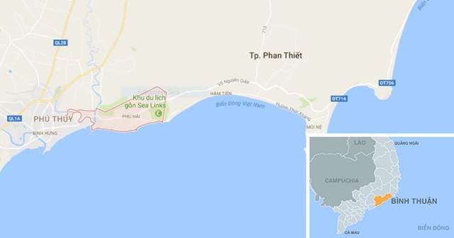 
Phường Ph&uacute; H&agrave;i nơi xảy ra vụ &aacute;n mạng. Ảnh : Google Maps.
