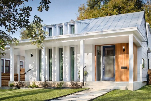 Ngôi nhà chỉ có một tầng đầy cảm hứng này nằm ở Austin, Texas được thiết kế vào năm 2016 bởi kiến trúc sư Clark Richardson.