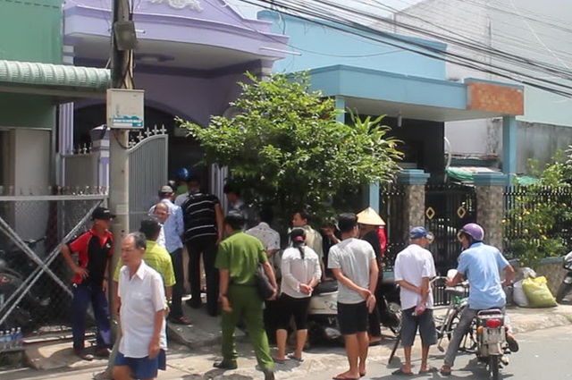 Căn nhà nơi xảy ra vụ mất trộm.