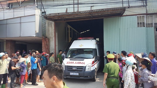Khu xưởng nơi xảy ra vụ ch&aacute;y l&agrave;m 8 người chết, 2 người bị thương