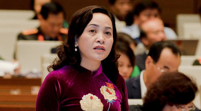 
Bà Nguyễn Thị Thanh, Bí thư Tỉnh ủy Ninh Bình. Ảnh: Quochoi.
