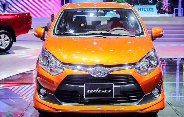 Toyota Wigo lần đầu tiên xuất hiện ở Việt Nam.