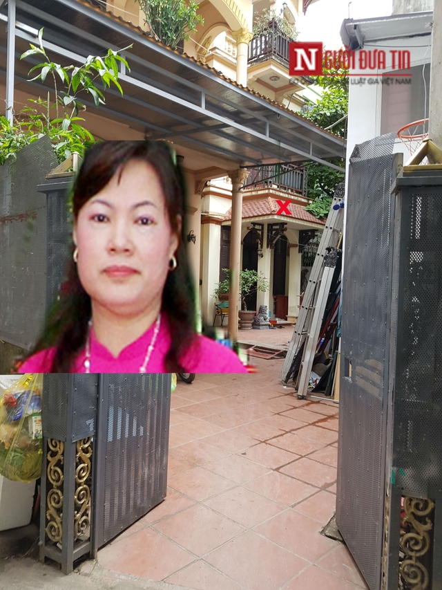 
Ng&ocirc;i nh&agrave; của vợ chồng nữ b&iacute; thư Đảng ủy cửa đ&oacute;ng then c&agrave;i.
