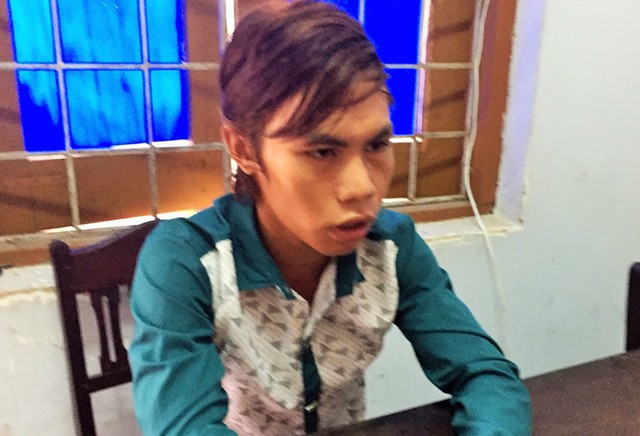 
Trần Quyết Thắng tại cơ quan điều tra. Ảnh: CTV.
