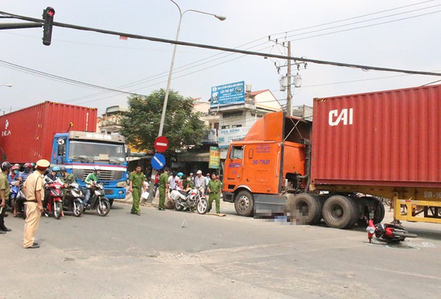 Hiện trường vụ tai nạn. Ảnh: Đức Anh.