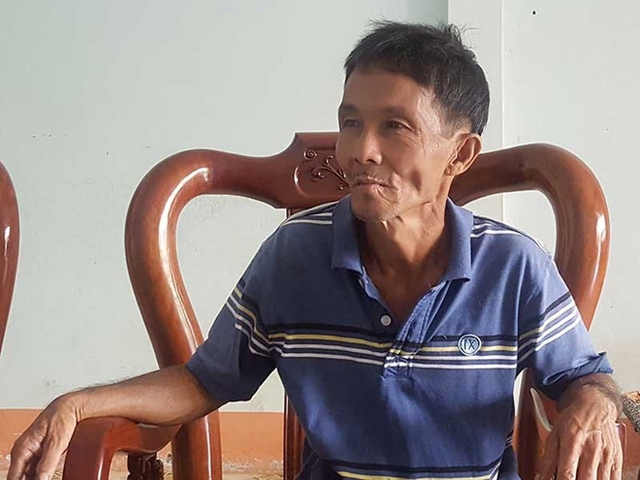 
Ông Phạm Văn Đồng, người đang kiện con gái để đòi lại 1 tỷ đồng tiền trúng vé số độc đắc. 
