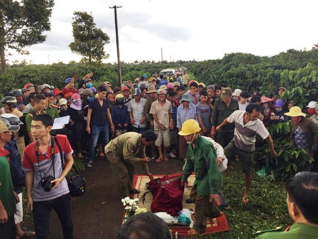 
Thi thể được cho là nghi can Nguyễn Tấn Thịnh
