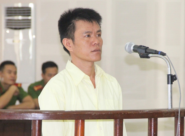 
Phạm Cường tại phi&ecirc;n x&eacute;t xử. Ảnh: Gi&aacute;p Hồ.
