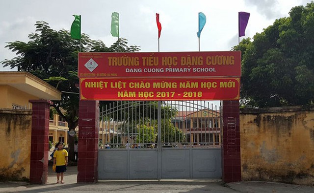
Trường Tiểu học Đặng Cương, huyện An Dương, thành phố Hải Phòng.
