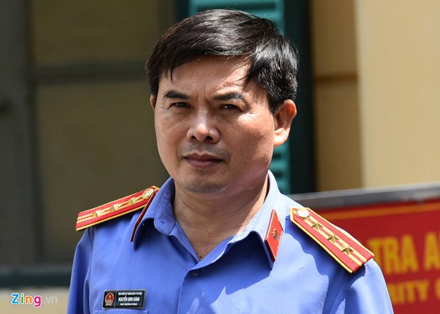 Ông Nguyễn Sinh Sáng - đại diện VKSND Hà Nội. Ảnh: Việt Hùng.
