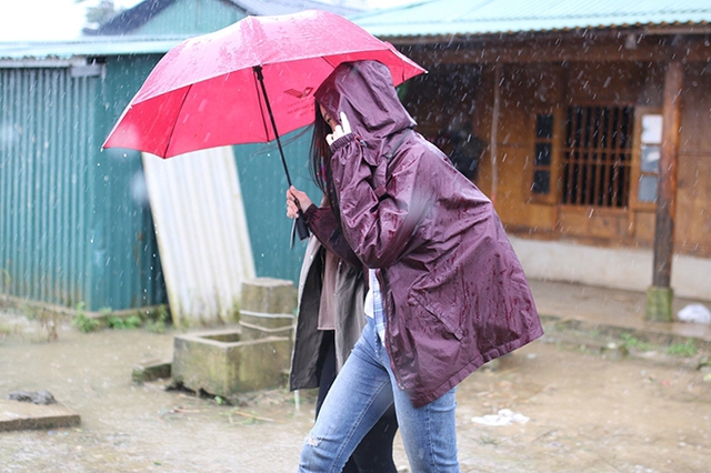 
Đỗ Mỹ Linh ở Yên Bái.
