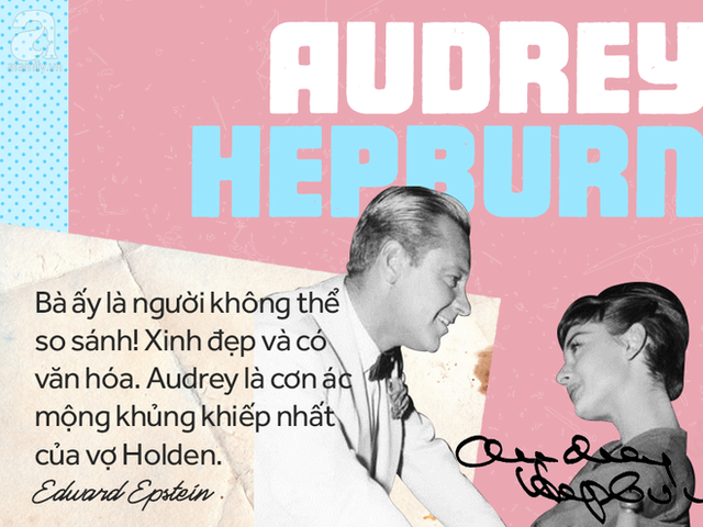 Audrey Hepburn và William Holden trên phim trường Sabrina