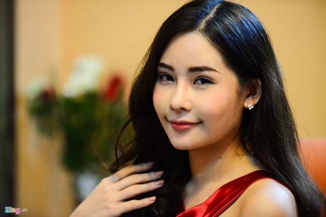 Hoa hậu Đại dương 2017 Lê Âu Ngân Anh. Ảnh: Thanh Tùng.
