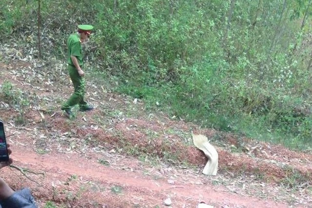 
Hiện trường vụ việc.
