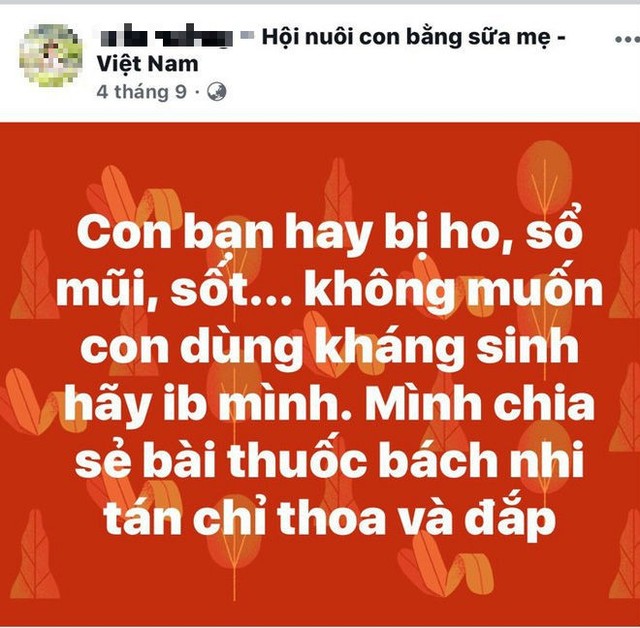 
Các bà mẹ trong nhóm chia sẻ và tỏ ra rất tin vào các kinh nghiệm và nhiều trào lưu.
