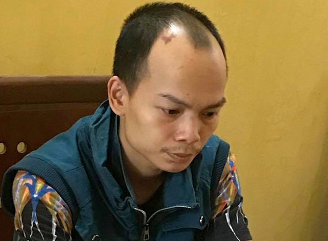 Nghi phạm Vũ Công Chiến. Ảnh: H.Đ.