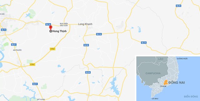 Địa điểm xảy ra vụ việc. Ảnh: Google Maps.