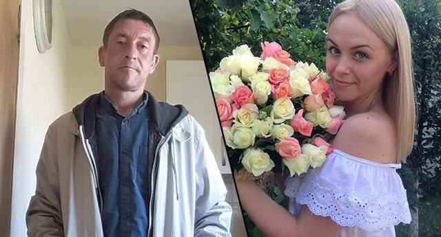 Colin Orr, 40 tuổi (tr&aacute;i) v&agrave; Olga Marchenko (phải)