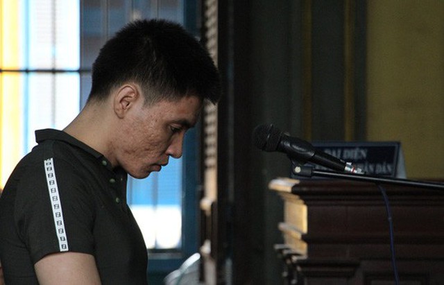 
Bị cáo Đào Văn Huyến tại phiên toà phúc thẩm.
