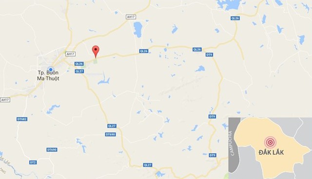 Khu vực nơi xảy ra vụ &aacute;n mạng. Ảnh: Google Maps.