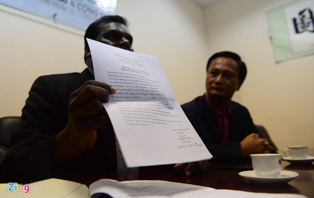 Luật sư Shanmugam cho biết ông tình nguyện đứng ra bào chữa cho Đoàn Thị Hương. Ảnh: Thanh Tùng.