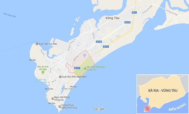 
Vụ việc xảy ra tại chung cư Lakeside, phường Nguyễn An Ninh, TP Vũng Tàu, Bà Rịa - Vũng Tàu. Ảnh: Google Maps.
