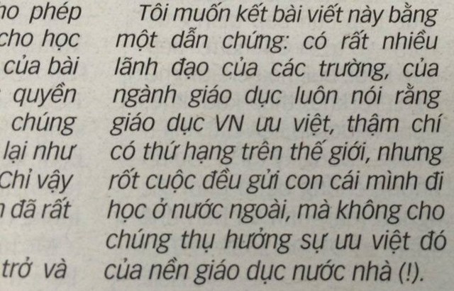 
Bài viết đăng trên báo Tuổi Trẻ số ra ngày 3/5/2017
