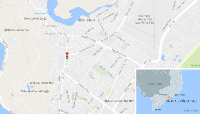Vụ &aacute;n mạng xảy ra tại phường 7, TP Vũng T&agrave;u, B&agrave; Rịa - Vũng T&agrave;u. Ảnh: Thi&ecirc;n Sơn.