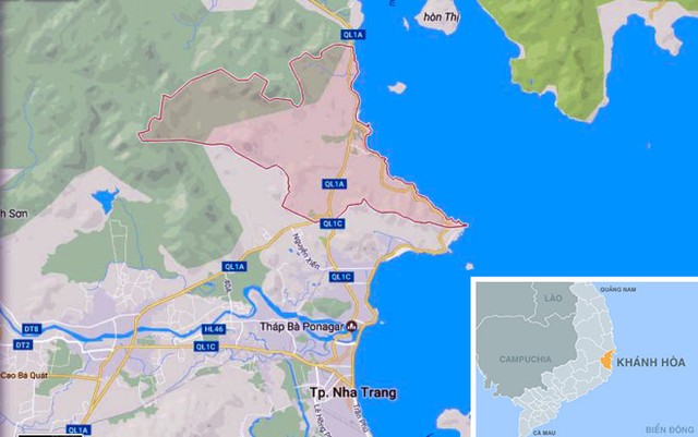 
Xã Vĩnh Lương, nơi xảy ra vụ án. Ảnh: Google Maps.
