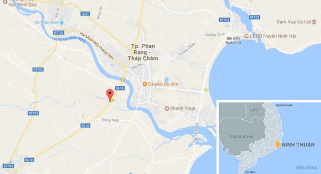 Khu vực xảy ra vụ việc. Ảnh : Google Maps.