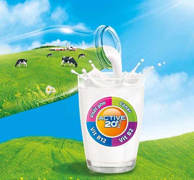 Công thức dinh dưỡng đơn giản mà hiệu quả của các gia đình năng động là bổ sung 3 hộp sữa Cô Gái Hà Lan Active 20 ™ mỗi ngày