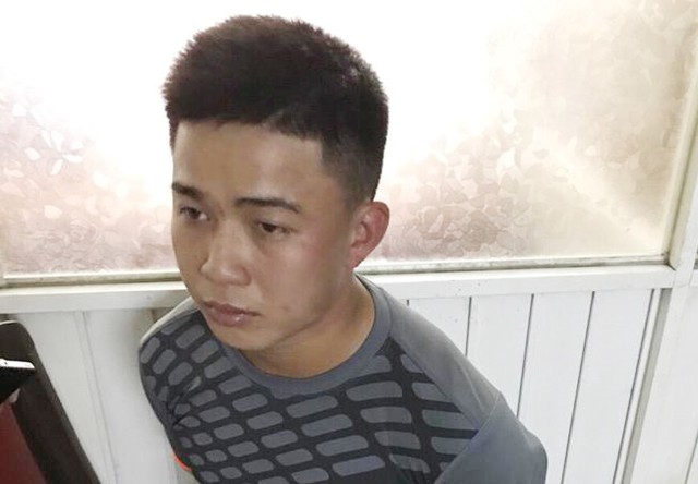 
Vũ tại cơ quan c&ocirc;ng an. Ảnh: C&ocirc;ng an cung cấp.
