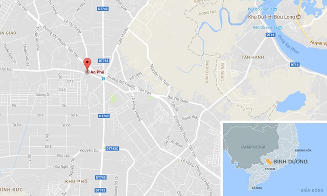 
 Địa điểm xảy ra tai nạn. Ảnh: Google Maps.
