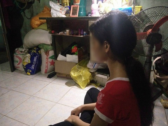 Bé L. cho biết chính em bị T. nhắn tin đe dọa, ép quan hệ tình dục nhiều lần.