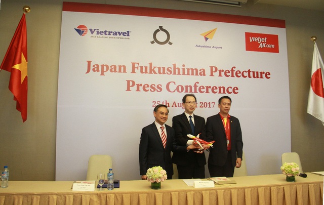 Công ty Vietravel, chính quyền tỉnh Fukushima và Hàng không Vietjet hợp tác giới thiệu tour Nhật Bản ngắm hoa anh đào với giá siêu tiết kiệm