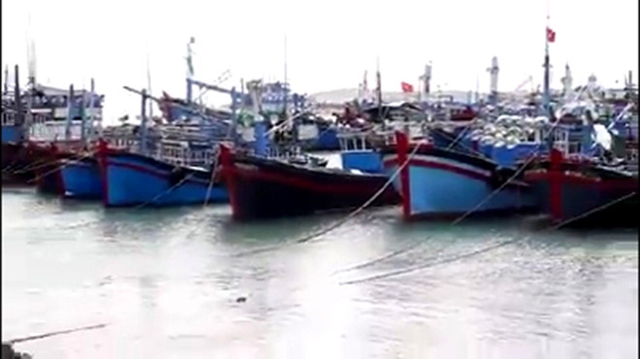 
Cảng cá Mỹ Tân nơi phát hiện thi thể nam thanh niên bị cột vào bê tông dưới chìm biển. Ảnh: CTV.
