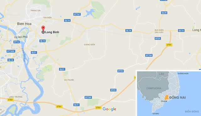 
Địa điểm xảy ra án mạng. Ảnh: Google Maps.
