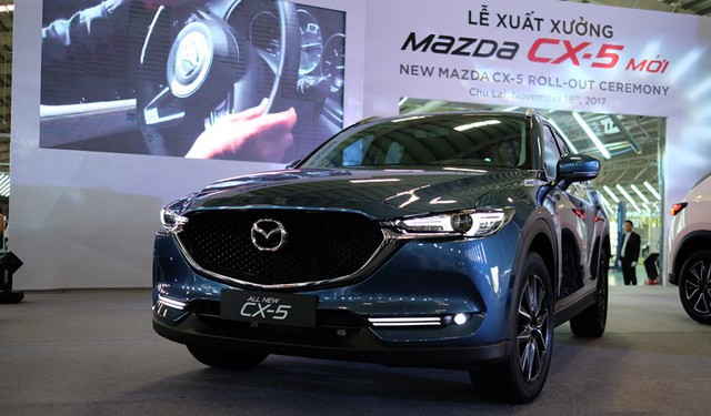 Mẫu Mazda CX-5 2018 vừa ra mắt.