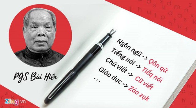 PGS.TS Bùi Hiền cho rằng việc học chữ viết cải tiến không mất nhiều thời gian. Ảnh: Phượng Nguyễn.