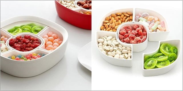 Khay mứt với chất liệu nhựa cao cấp.