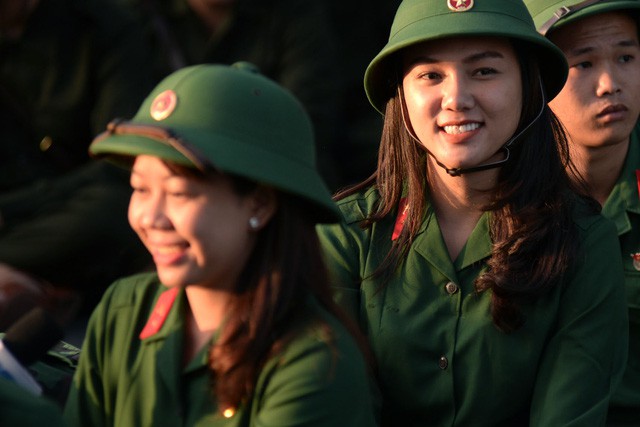 Vẻ rạng ngời của c&aacute;c nữ t&acirc;n binh.