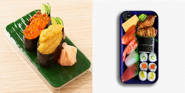 Các tín đồ sushi cũng có những chiếc ốp dành riêng cho điện thoại của mình.