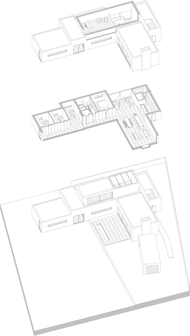 Mô hình 3D thiết kế căn biệt thự nghỉ dưỡng.